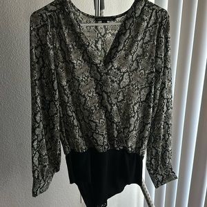 Animal Print Bodysuit